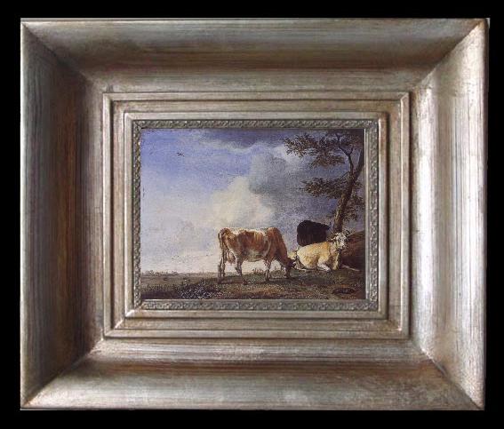 framed  POTTER, Paulus Three Cows in a Pasture, Ta077-2
